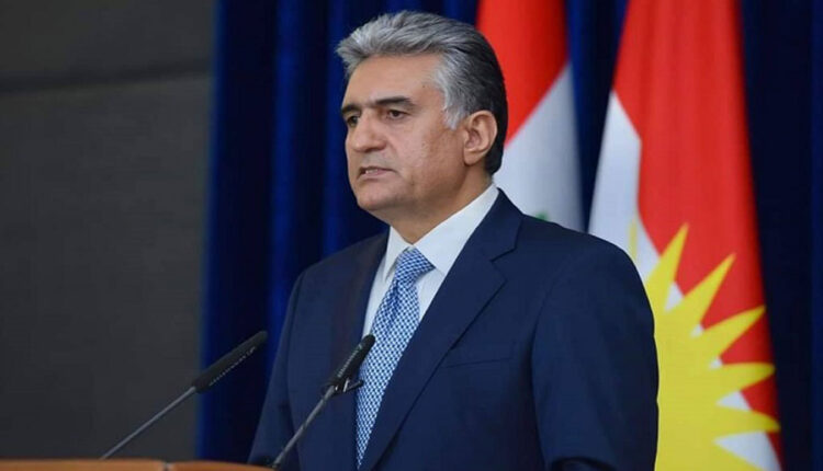 رێبەر ئەحمەد، وەزیری ناوخۆی هەرێمی کوردستان