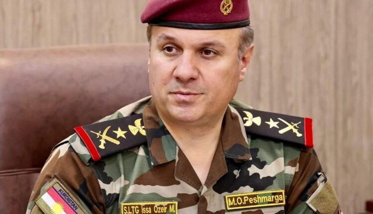 فەریق روکن عیسا عوزێر سەرۆکی ئەرکانی وەزارەتی پێشمەرگە - ڕاگەیاندنی وەزارەتی پێشمەرگە