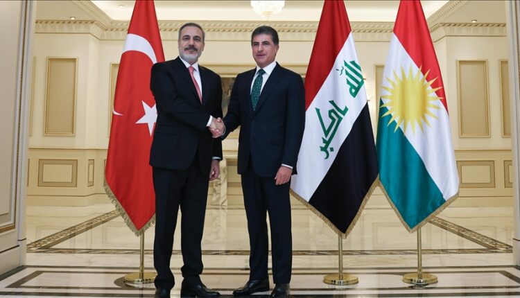 نێچیرەڤان بارزانی و هاکان فیدان - AA