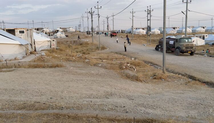 کامپی بەردەڕەشی ئاوارەکانی رۆژئاوای کوردستان لە پاریزگای دهۆک