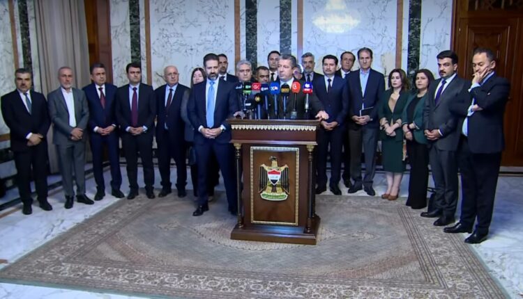 کۆنگرەی رۆژنامەوانی سەرۆکوەزیرانی هەرێمی کوردستان و شاندەکەی یاوەری پاش سەردانەکەیان بۆ بەغدا – میدیای فەرمی