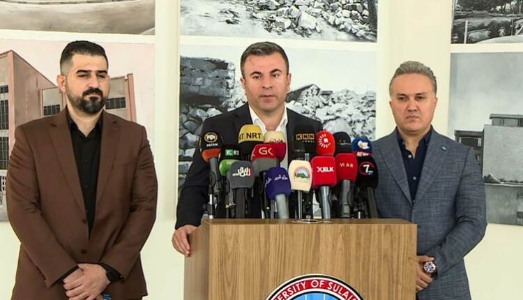 کۆنگرەی رۆژنامەوانی بەرێوەبەری گشتی تەندروستی سلێمانی