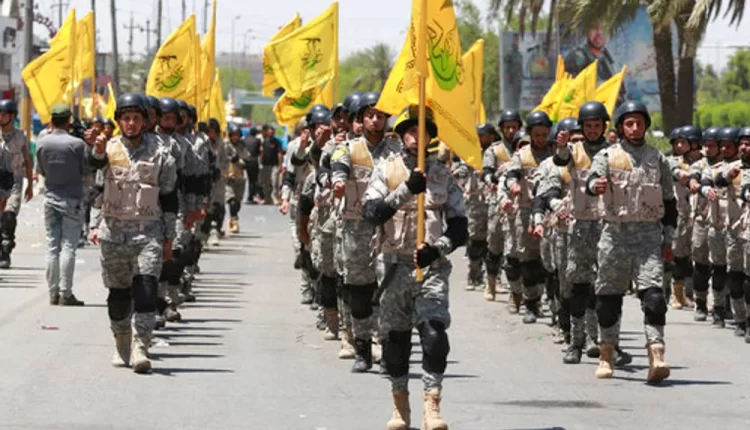 چەکدارانی میلیشیای نوجەبا لە عێراق – ئینتەرنێت