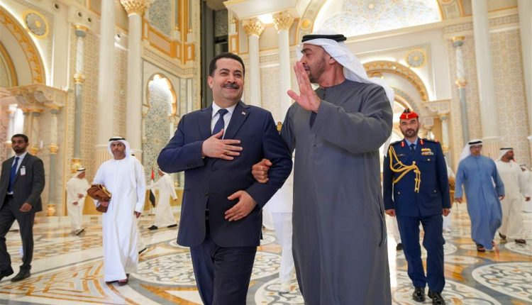 سەردانی پێشووی سەرۆکوەزیرانی عێراق بۆ ئیمارات و پێشوازیکردنی لە لایەن هاوتا ئیماراتیەکەیەوە