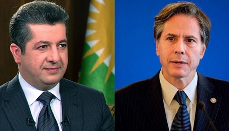 مەسرور بارزانی و ئەنتۆنی بلینکین