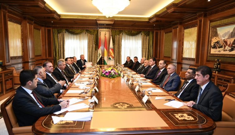کۆبوونەوەی سەرۆکی هەرێمی کوردستان و جێگران و ئه‌ندامانی دادگای پێداچوونه‌وه‌ی هه‌رێمی كوردستان – پێگەی فەرمی