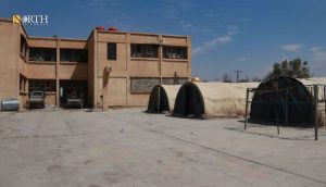 کەمپێکی ئاوارەكان لەنێو قوتابخانەیەکی گوندەواری حەسەکە – نۆرس پرێس