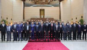 دیداری ئەحمەد شەرع سەرۆکی راگوزاری سوریا لەگەڵ ئەندامانی "دەستەی دانوستانکار" و " ئیئتیلافی سوریا ".