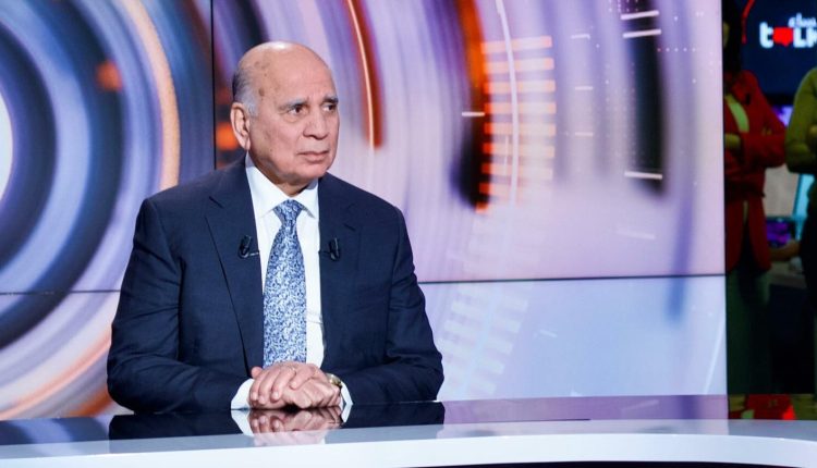 فوئاد حوسێن، وەزیری دەرەوەی عێراق لە دیدارێكدا له‌گه‌ڵ میدیایه‌كی مه‌غریبی - وەزارەتی دەرەوەی عێراق