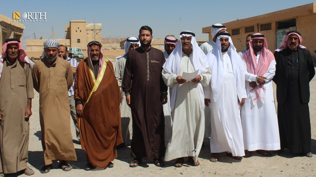 بيان وجهاء وشيوخ عشائر ريف الحسكة الجنوبي - نورث برس