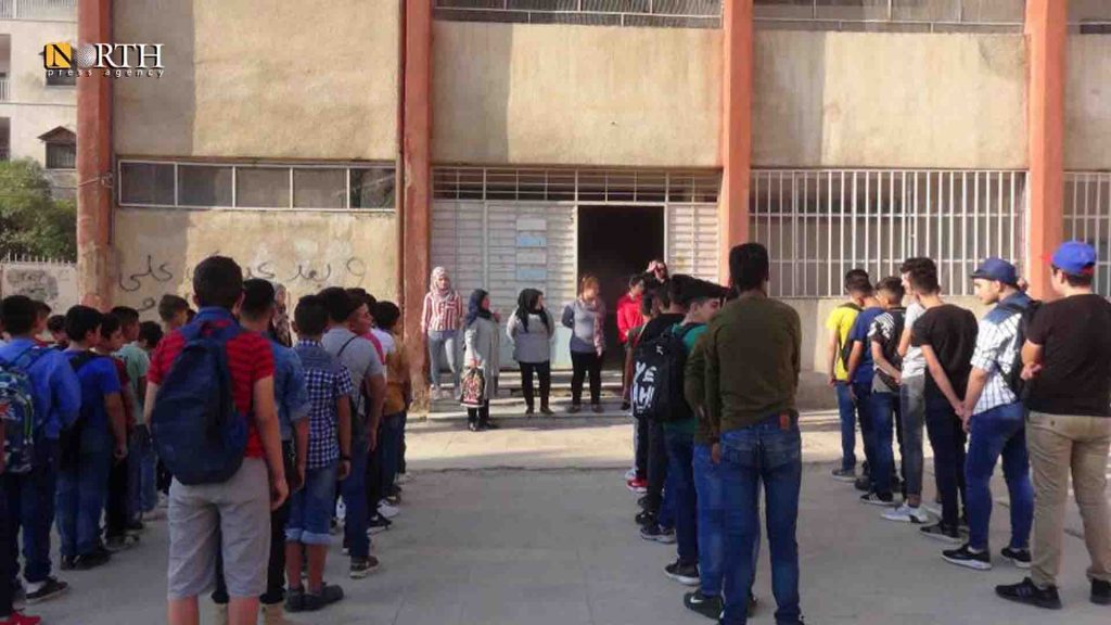 مدرسة عبد المسيح دنحو بمدينة القامشلي - نورث برس