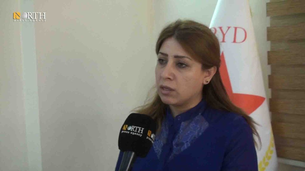 سما بكداش - الناطقة الإعلامية لحزب الاتحاد الديمقراطي
