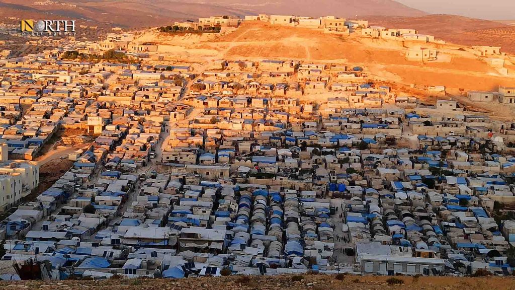 إدلب - مخيم كفر نوران قرب بلدة باريشا - نورث برس