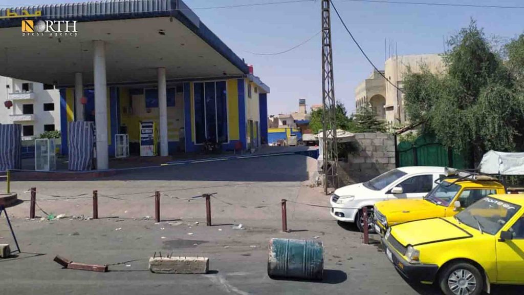 محطة الشهباء بالمدخل الجنوبي لمدينة السويداء - نورث برس