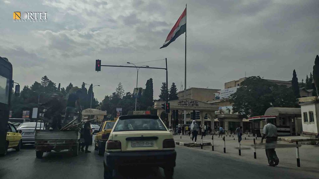 مدخل جامعة حلب - نورث برس