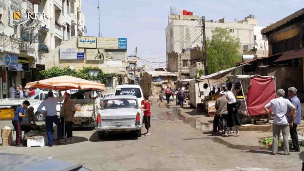 دمشق - سوق الخضار قرب دوار المواساة - نورث برس