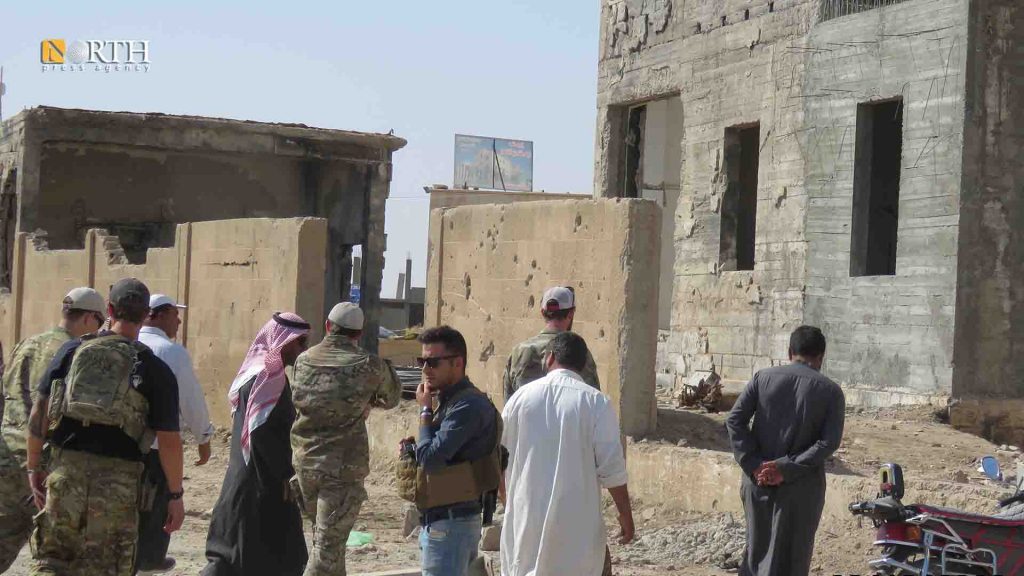 دير الزور- وفد من التحالف الدولي يزور مشفى هجين بريف دير الزور الشرقي- نورث برس