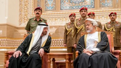 سلطان عمان وولي عهد أبو ظبي