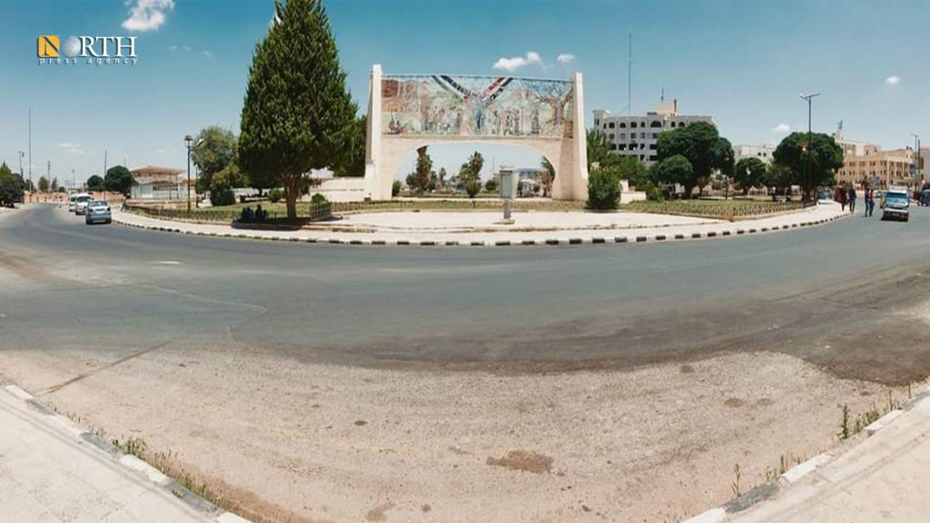 ساحة دوار البانوراما في درعا- نورث برس