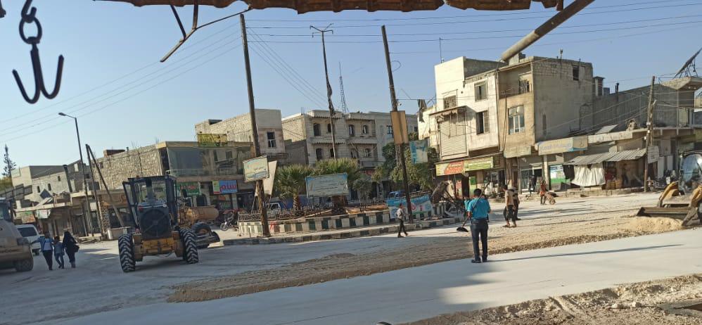 دوار السوق في مدينة قباسين- نورث برس