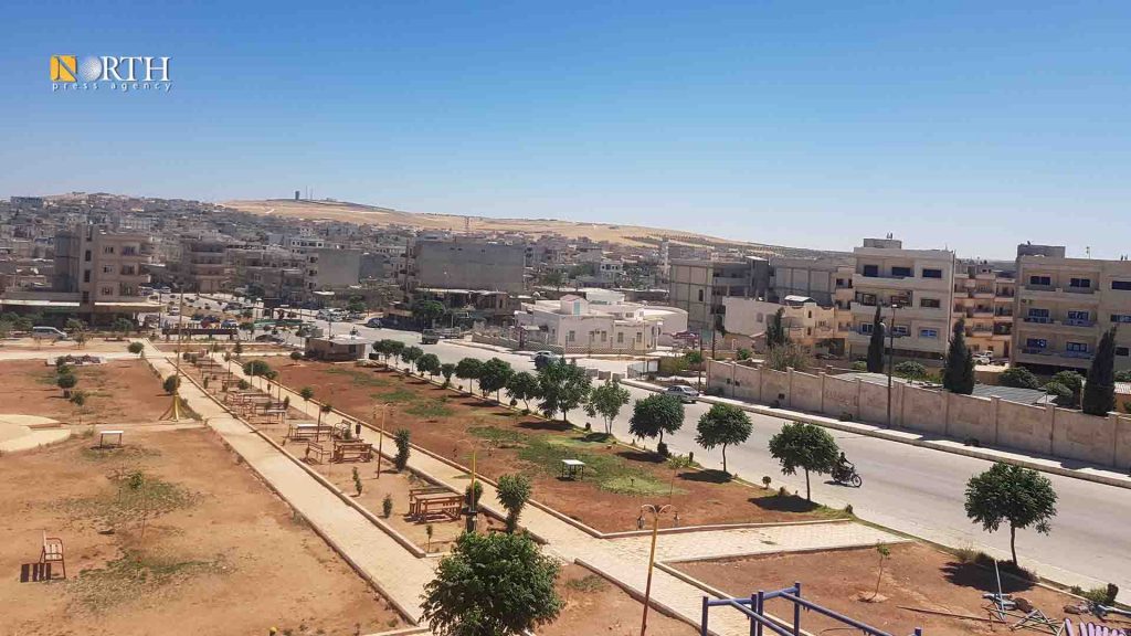 حديقة 19 تموز سط مدينة كوباني – نورث برس