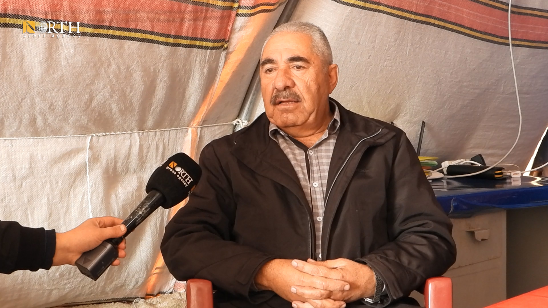 سليمان جعفر الرئيس المشارك للمجلس التشريعي للإدارة الذاتية في إقليم عفرين سابقاً