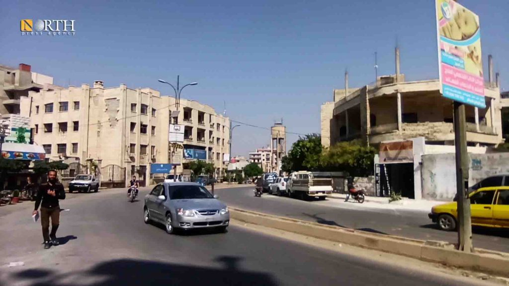 شارع مبنى مديرية صحة إدلب - نورث برس