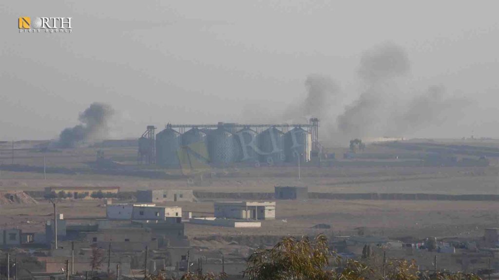 قصف القوات التركية على أطراف بلدة عين عيسى - نورث برس