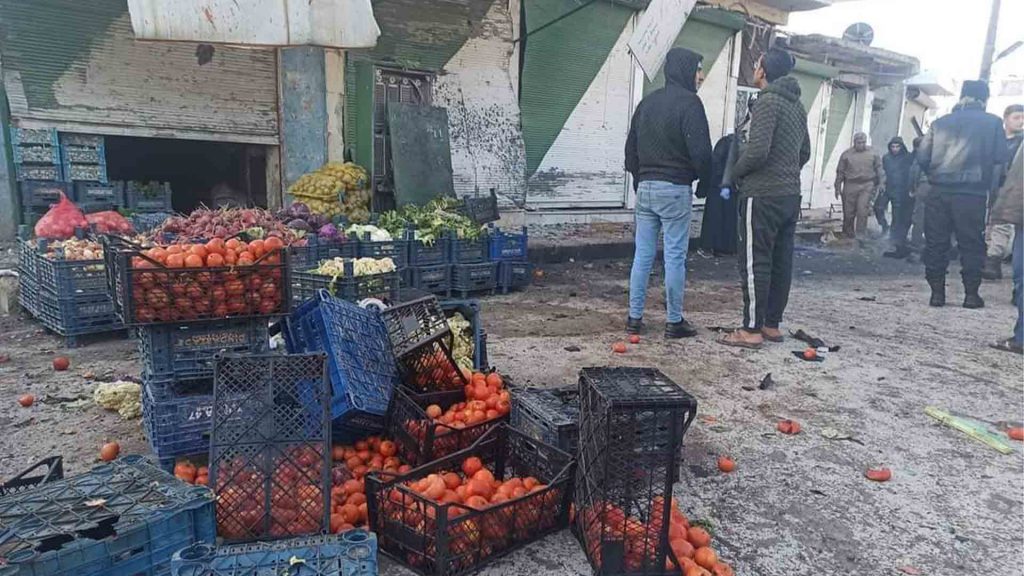 تفجير انتحاري قرب دوار البلدية وسط مدينة تل أبيض - متداول