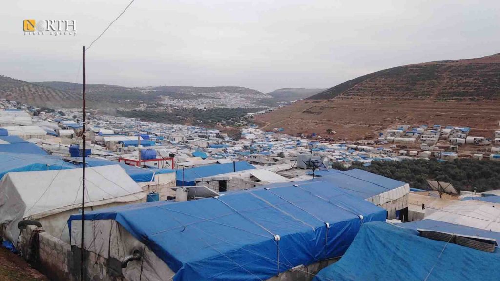 مخيم الجولان على الحدود السورية- التركية - نورث برس