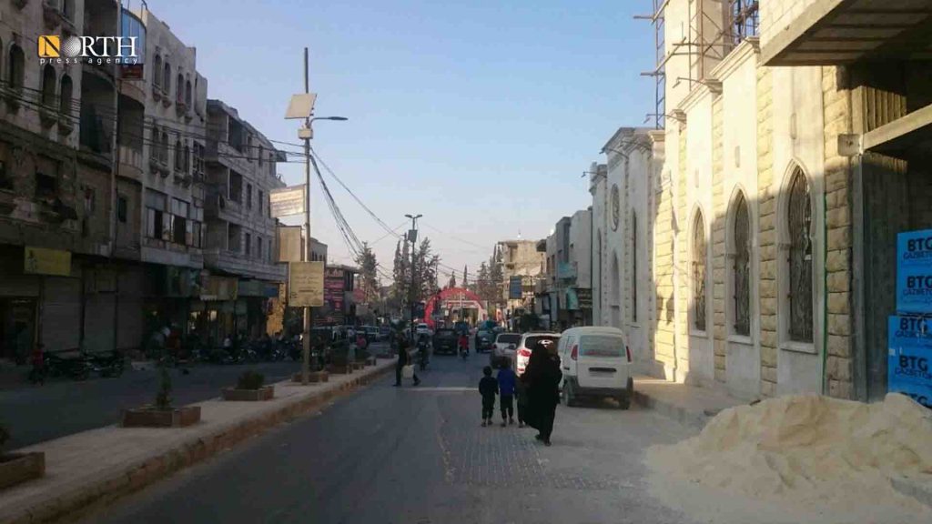 الحي الغربي لمدينة الباب بريف حلب الشرقي - نورث برس