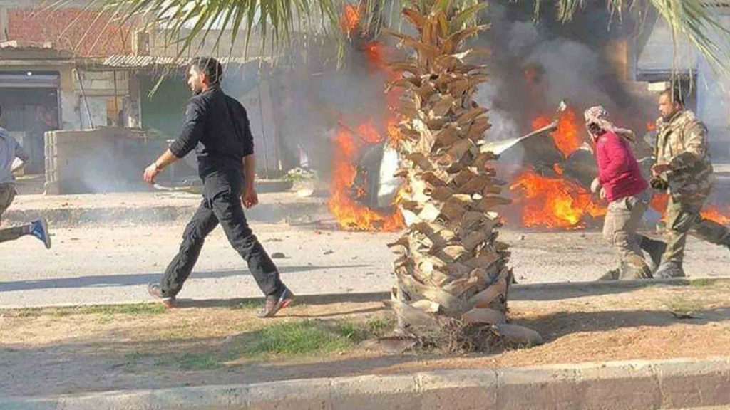 انفجار وسط مدينة سري كانيه