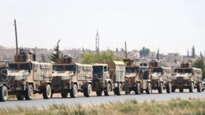 رتل عسكري للقوات التركية