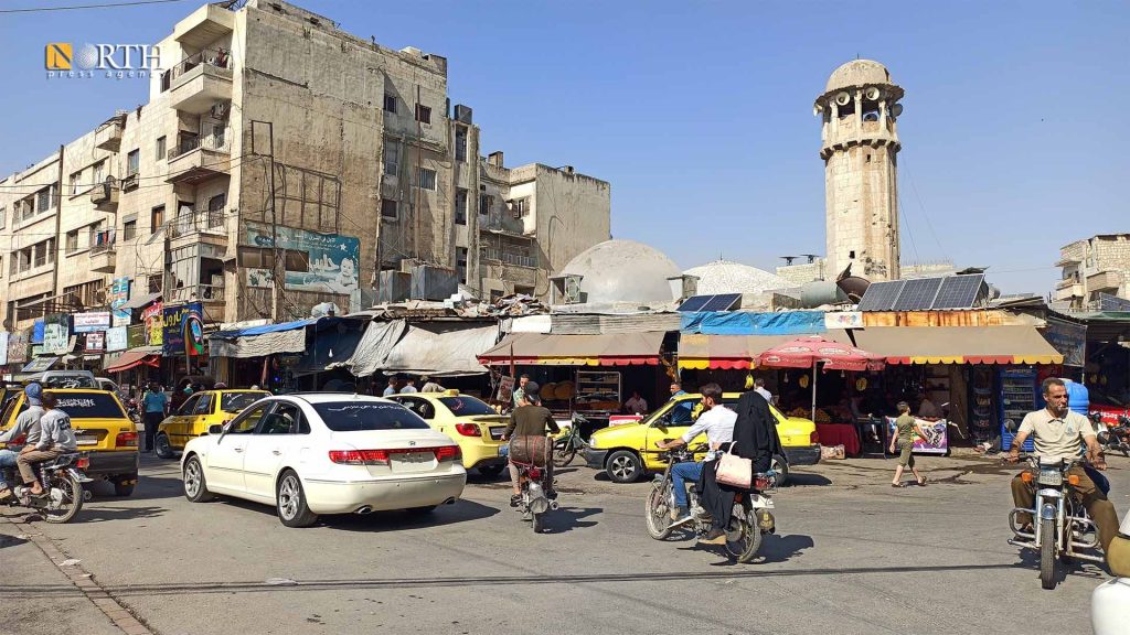 ساحة الساعة بمدينة إدلب- ارشيفية – نورث برس