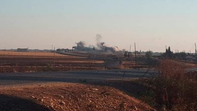 قصف تركي على قرية مرعناز بريف حلب الشمالي