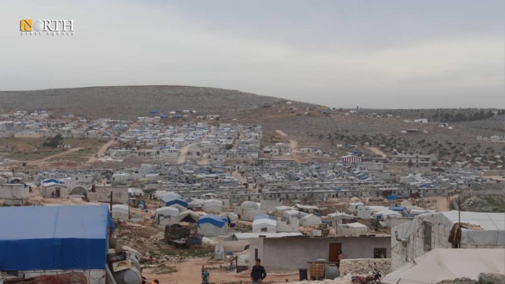 مخيمات مشهد روحين شمال محافظة إدلب- نورث برس