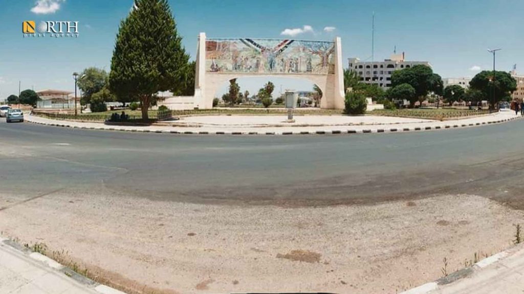 دوار البانوراما في مدينة درعا المحطة - نورث برس