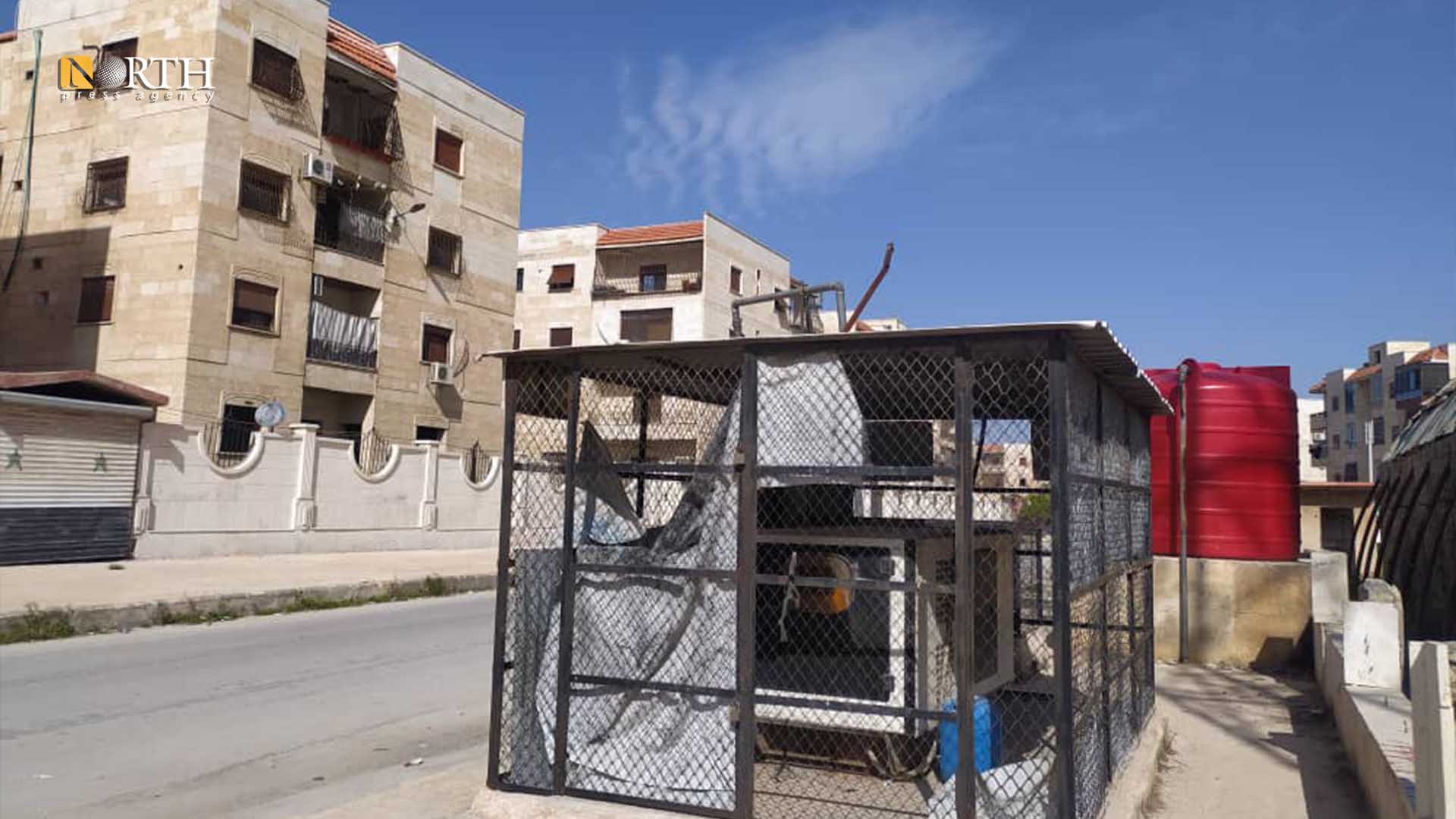 مولدات كهربائية في حي الحمدانية بمدينة حلب- نورث برس