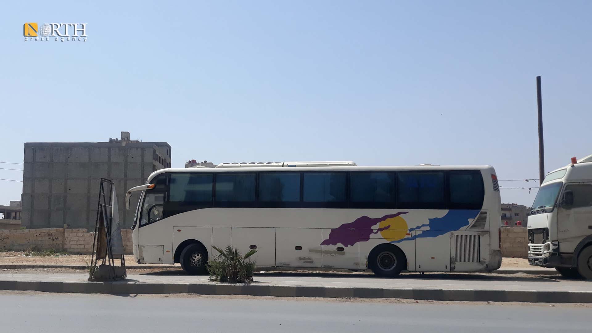 وقوف ومبيت الباصات في جرمانا جنوب دمشق – نورث برس