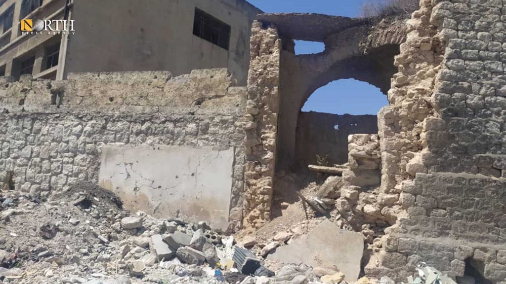 آثار دمار في حي جب القبة في مدينة حلب- نورث برس