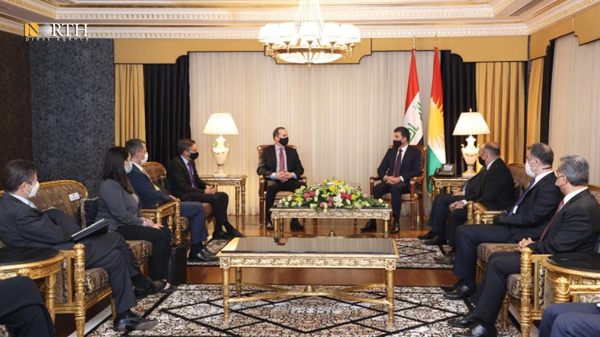 أربيل – وفد أميركي رفيع المستوى في ضيافة رئيس إقليم كردستان – نورث برس