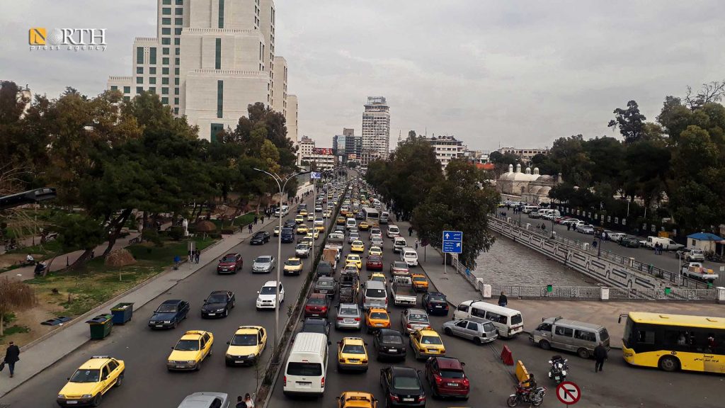 جسر الرئيس وسط دمشق- نورث برس