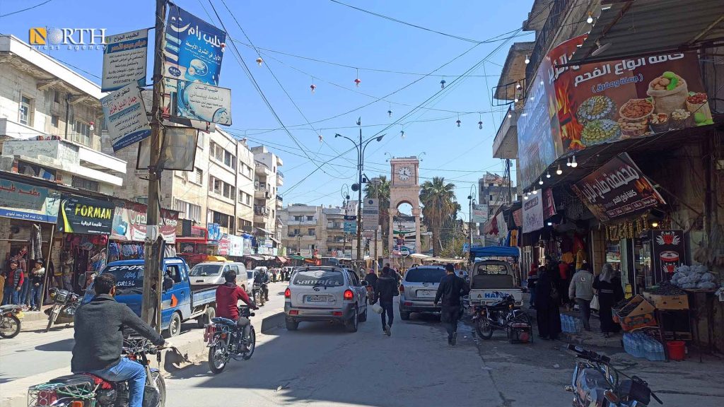 ساحة الساعة في مدينة إدلب – نورث برس