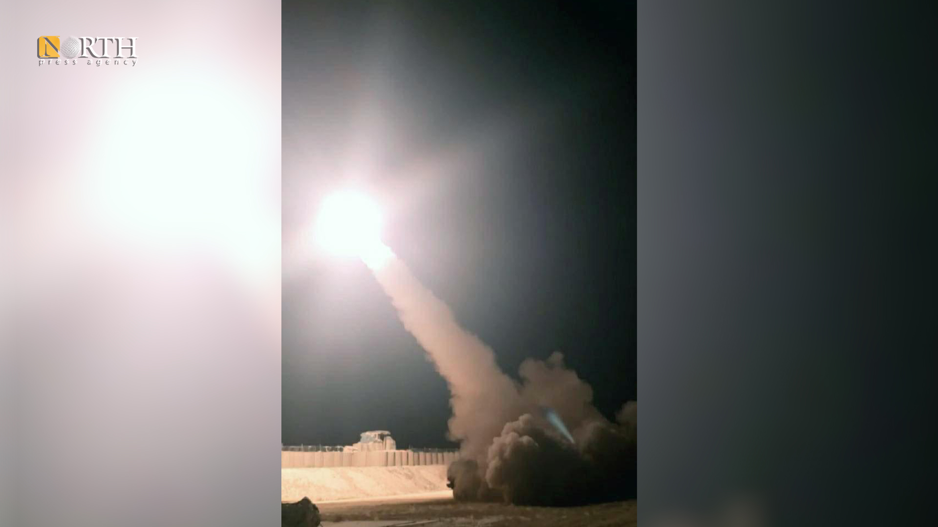 دير الزور - قوات التحالف الدولي تطلق صاروخ خلال عملية أمنية بحثاًَ عن خلايا داعش - نورث برس