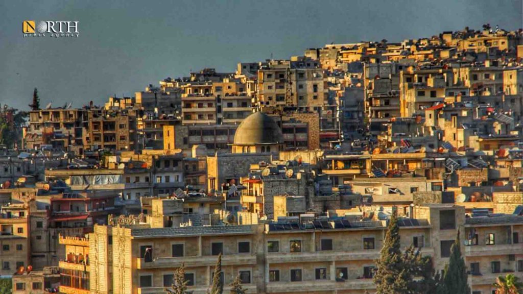 مدينة سلقين بريف إدلب- نورث برس