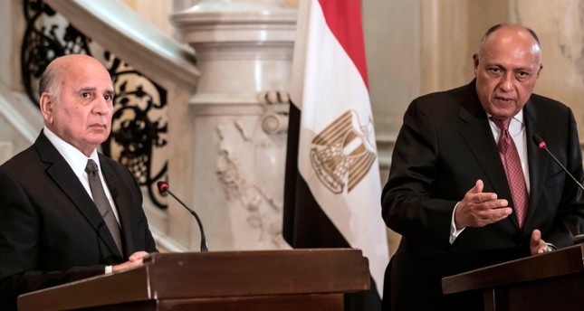 وزير الخارجية العراقي ونظيره المصري ـ إنترنت
