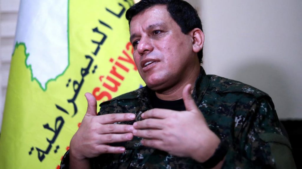 القائد العام لقوات سوريا الديمقراطية مظلوم عبدي ـ إنترنت