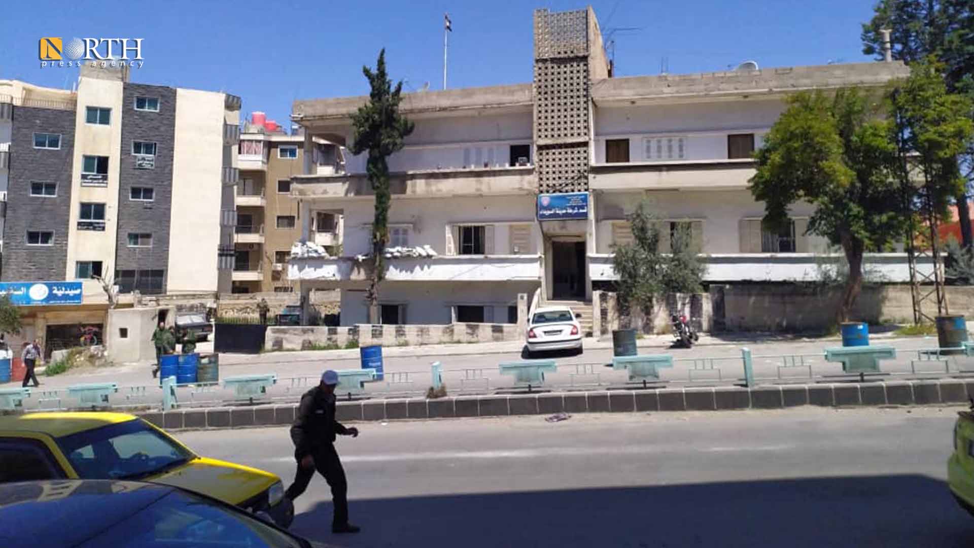 قسم للشرطة في مدينة السويداء- نورث برس