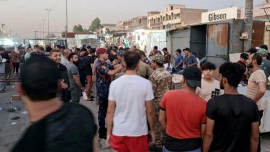 تجمع في سوق شعبي شرقي بغداد بعد انفجار عبوة ناسفة ـ إنترنت