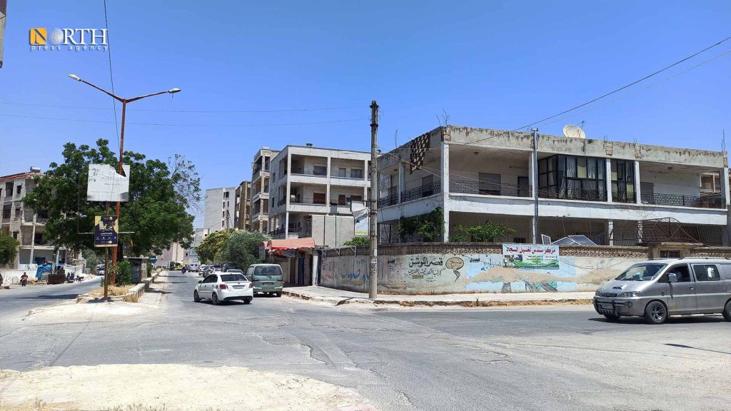 حي الضبيط في مدينة إدلب- نورث برس